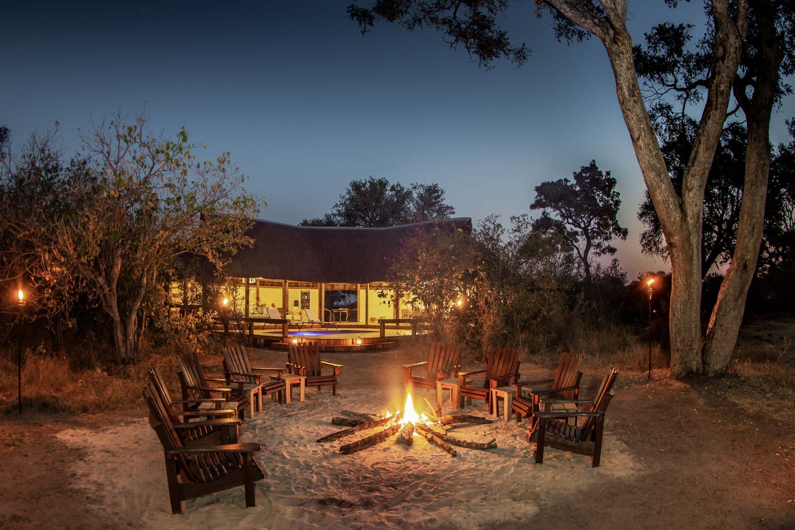 Splash Camp en Delta Okavango