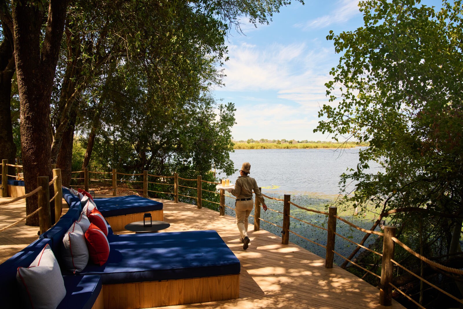Xugana Island Lodge en Delta Okavango