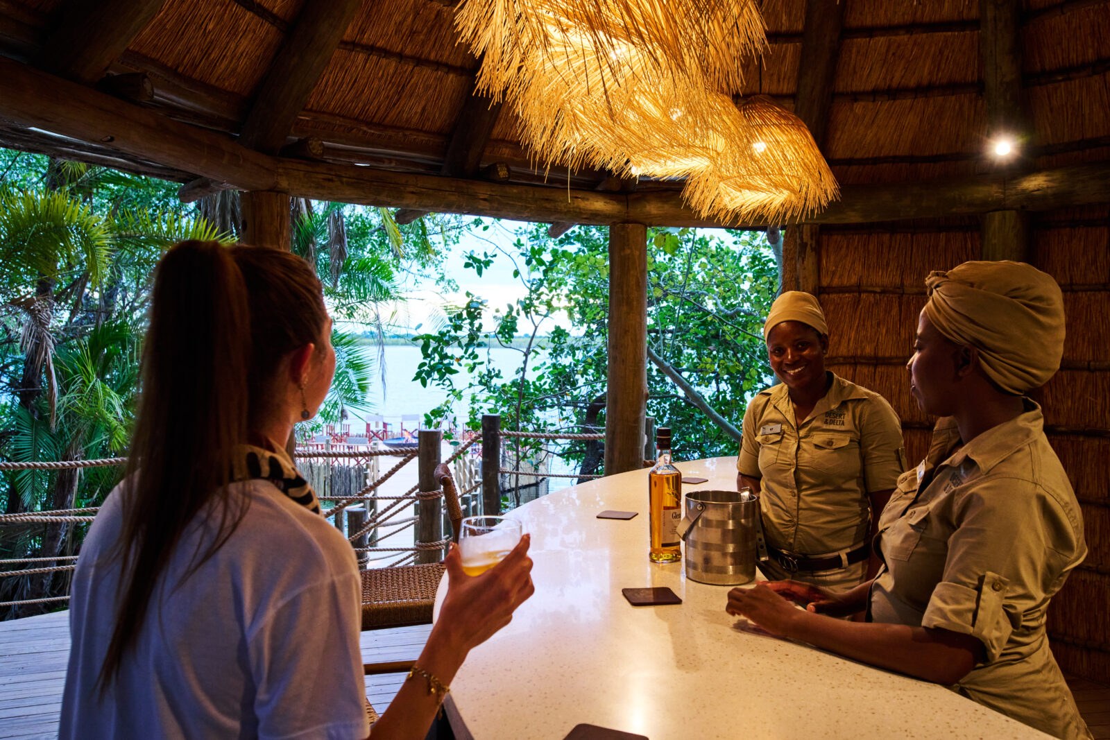 Xugana Island Lodge en Delta Okavango