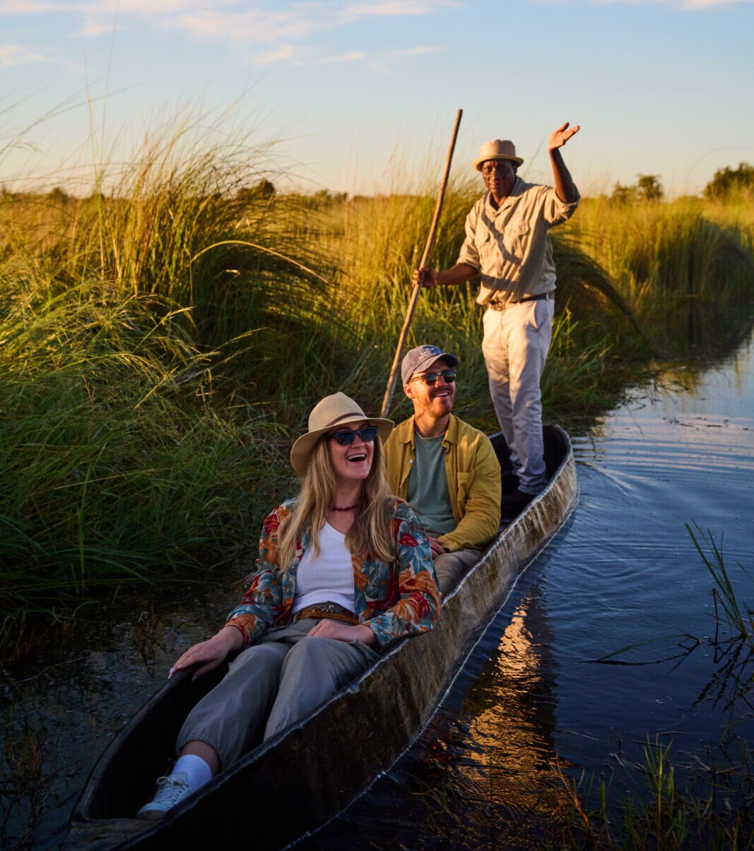 Xugana Island Lodge en Delta Okavango
