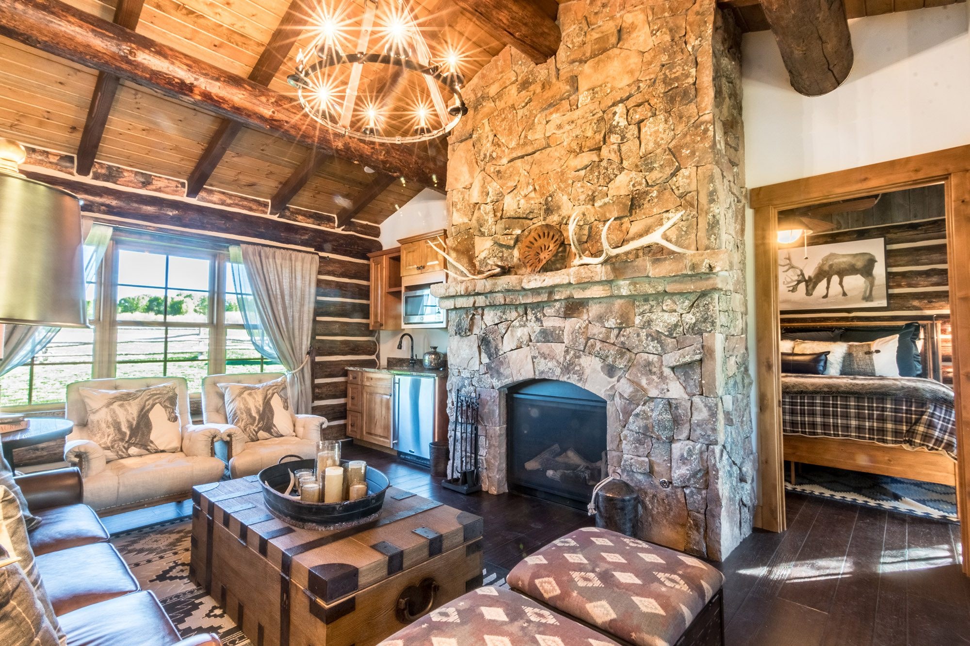 Mellon Cabin Residence Interior Living Room